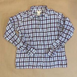 Wrangler women’s L lightweight flannel